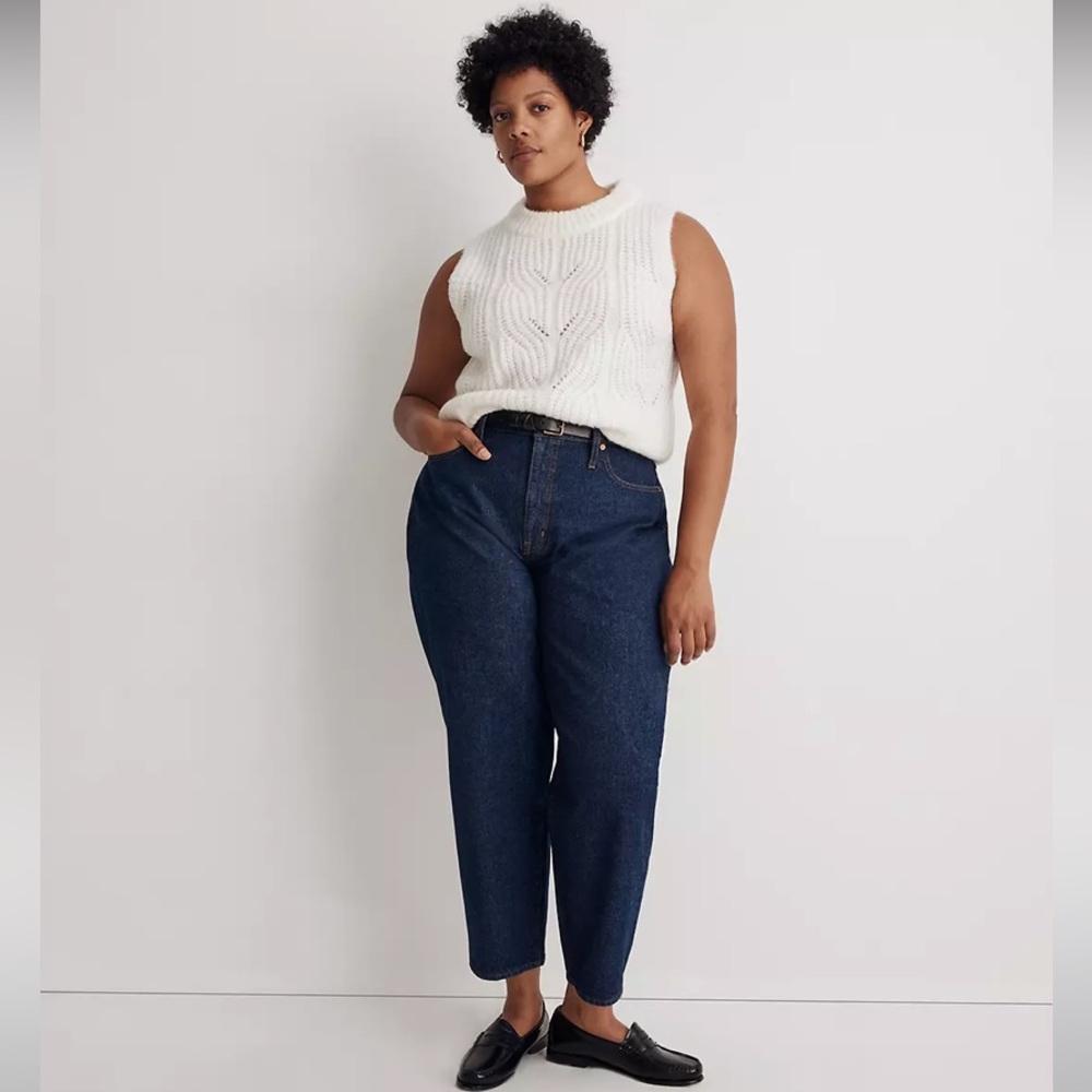NWT Madewell Balloon Jeans in Mapleside Wash